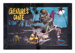 “THE CREATURE’S CRATE” MODEL KIT AND RARE PROMOTIONAL LIGHTBOX DISPLAY.