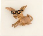 DEMOCRATS FOR GOLDWATER FIGURAL DONKEY LAPEL BADGE.