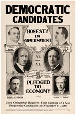 SMITH "HONESTY IN GOVERNMENT" WISCONSIN MULTIGATE COATTAIL POSTER.