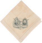 McKINLEY & HOBART "SOUND MONEY" JUGATE HANDKERCHIEF.