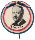 "SMITH" PATRIOTIC RIBBON MOTIF PORTRAIT BUTTON HAKE #29.