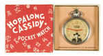 RARE HOPALONG CASSIDY POCKETWATCH BY U.S. TIME, BOXED.