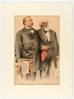 CLEVELAND & THURMAN STANDING PORTRAITS JUGATE PRINT.