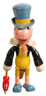 "JIMINY CRICKET" WOOD JOINTED DOLL BY IDEAL.