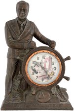 ROOSEVELT "MAN OF THE HOUR" REPEAL OF PROHIBITION MECHANICAL CLOCK.