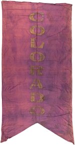 WOMEN'S SUFFRAGE "COLORADO" PARADE BANNER.