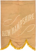 WOMEN'S SUFFRAGE "NEW HAMPSHIRE" PARADE BANNER.