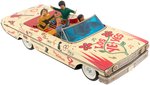 BEATLES INSPIRED "LOS YE-YES" LARGE AND IMPRESSIVE TOY CAR.