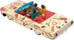 BEATLES INSPIRED "LOS YE-YES" LARGE AND IMPRESSIVE TOY CAR.