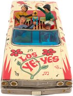 BEATLES INSPIRED "LOS YE-YES" LARGE AND IMPRESSIVE TOY CAR.