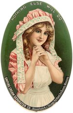 POCKET MIRROR FOR EMPIRE CREAM SEPARATOR CO. W/FARM MAID WHO SAYS "NOTHING ELSE WILL DO".