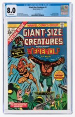 GIANT-SIZE CREATURES #1 JULY 1974 CGC 8.0 VF (FIRST TIGRA).
