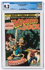 HOWARD THE DUCK #1 JANUARY 1976 CGC 9.2 NM- (FIRST BEVERLY SWITZLER).