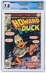 HOWARD THE DUCK #12 MAY 1977 CGC 7.0 FINE/VF.