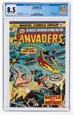 INVADERS 1 AUGUST 1975 CGC 8.5 VF+.