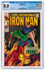 IRON MAN #3 JULY 1968 CGC 8.0 VF.