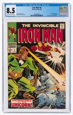 IRON MAN #4 AUGUST 1968 CGC 8.5 VF+.