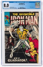 IRON MAN #7 NOVEMBER 1968 CGC 8.0 VF.