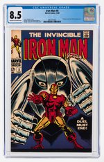 IRON MAN #8 DECEMBER 1968 CGC 8.5 VF+.