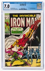 IRON MAN #10 FEBRUARY 1969 CGC 7.0 FINE/VF.