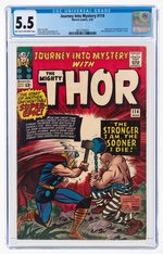 JOURNEY INTO MYSTERY #114 MARCH 1965 CGC 5.5 FINE- (FIRST ABSORBING MAN).