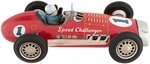 SPEED CHALLENGER MERCEDES BENZ BOXED BATTERY OPERATED TIN RACE CAR IN BOX.