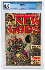 NEW GODS #1 FEBRUARY-MARCH 1971 CGC 8.0 VF (FIRST ORION, LIGHTWAY, METRON, HIGH-FATHER & KALIBAK).