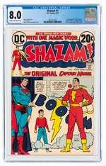 SHAZAM #1 FEBRUARY 1973 CGC 8.0 VF.