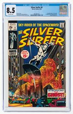 SILVER SURFER #8 SEPTEMBER 1969 CGC 8.5 VF+.