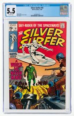 SILVER SURFER #10 NOVEMBER 1969 CGC 5.5 FINE-.