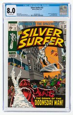 SILVER SURFER #13 FEBRUARY 1970 CGC 8.0 VF.