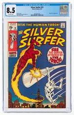 SILVER SURFER #15 APRIL 1970 CGC 8.5 VF+.