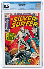 SILVER SURFER #17 JUNE 1970 CGC 8.5 VF+.