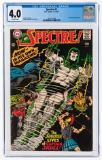 SPECTRE #1 NOVEMBER-DECEMBER 1967 CGC 4.0 VG.