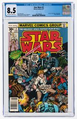 STAR WARS #2 AUGUST 1977 CGC 8.5 VF+.