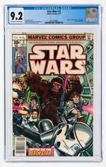 STAR WARS #3 SEPTEMBER 1977 CGC 9.2 NM-.