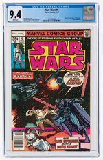 STAR WARS #6 DECEMBER 1977 CGC 9.4 NM.