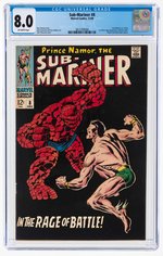 SUB-MARINER #8 DECEMBER 1968 CGC 8.0 VF.