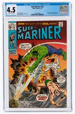 SUB-MARINER #34 FEBRUARY 1971 CGC 4.5 VG+.