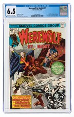 WEREWOLF BY NIGHT #37 MARCH 1976 CGC 6.5 FINE+.