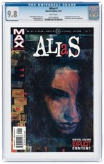 ALIAS #1 NOVEMBER 2001 CGC 9.8 NM/MINT (FIRST JESSICA JONES).