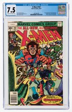 X-MEN  #107 OCTOBER 1977 CGC 7.5 VF- (FIRST FULL STARJAMMERS).