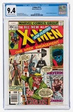 X-MEN #111 JUNE 1978 CGC 9.4 NM.