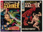 PRINCE NAMOR, THE SUB-MARINER LOT OF TEN ISSUES.