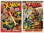 X-MEN LOT OF 14 BRONZE AGE ISSUES.