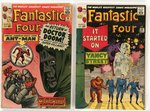 FANTASTIC FOUR LOT OF 14 SILVER AGE ISSUES.