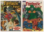 FANTASTIC FOUR LOT OF 16 SILVER AGE ISSUES.