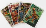 FANTASTIC FOUR LOT OF 16 SILVER AGE ISSUES.