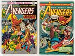 AVENGERS LOT OF 34 BRONZE/COPPER AGE ISSUES.