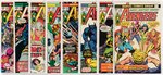 AVENGERS LOT OF 34 BRONZE/COPPER AGE ISSUES.